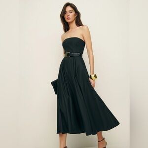 Reformation Astoria Dress - black size 4 NWT